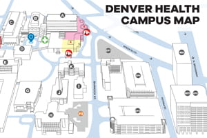 Denver Health Campus Map